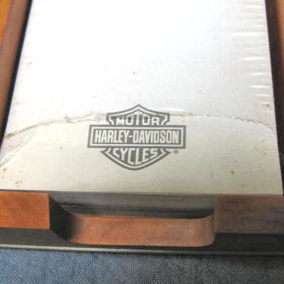 H-D PLAYING CARDS, HARLEY NOTE HOLDER, VINTAGE NEVER USED OFFICIAL HARLEY ITEMS - Picture 4 of 9
